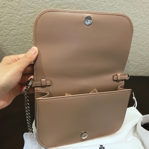 Sold. Prada Diagramme Nappa Leather Shoulder Bag - Picture 4 of 8